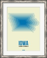 Framed Iowa Radiant Map 1