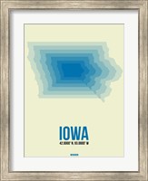 Framed Iowa Radiant Map 1