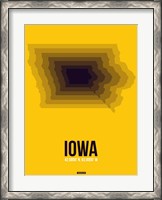 Framed Iowa Radiant Map 3