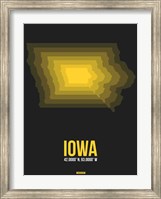 Framed Iowa Radiant Map 4