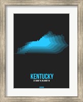 Framed Kentucky Radiant Map 5