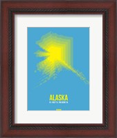 Framed Alaska Radiant Map 2