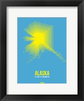 Framed Alaska Radiant Map 2