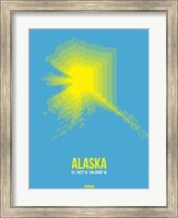 Framed Alaska Radiant Map 2