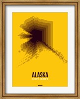Framed Alaska Radiant Map 3
