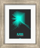 Framed Alaska Radiant Map 5