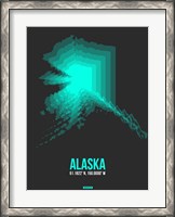 Framed Alaska Radiant Map 5