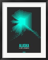 Framed Alaska Radiant Map 5