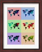 Framed World Map