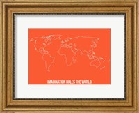Framed World Map Quote 3