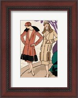 Framed Vintage Couture XII