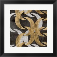 Framed Golden Wave I