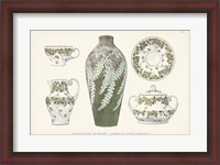 Framed Sevres Porcelain Collection I