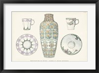 Framed Sevres Porcelain Collection II