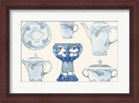 Framed Sevres Porcelain Collection IV