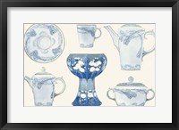 Framed Sevres Porcelain Collection IV