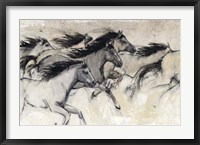 Horses in Motion I Framed Print