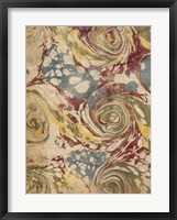 Marbleized I Framed Print