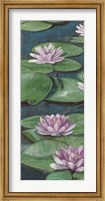 Framed Tranquil Lilies I