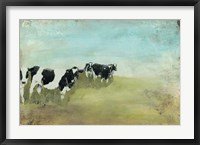 Country Drive Cows II Framed Print