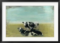 Country Drive Cows III Framed Print