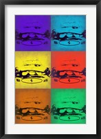 Framed Ferrari Front Pop Art 3