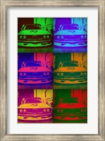 Framed BMW Front Pop Art 1
