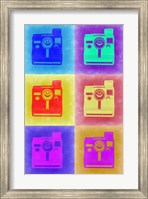 Framed Vintage Polaroid Camera Pop Art 2