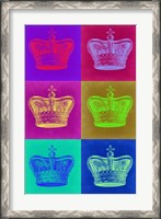 Framed Crown Pop Art 2