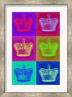 Framed Crown Pop Art 2