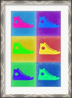 Framed Shoe Pop Art 2