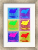 Framed Eames Rocking Chair Pop Art 2