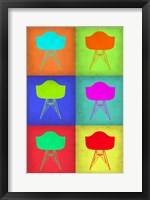 Framed Eames Chair Pop Art 2