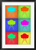 Framed Eames Chair Pop Art 2