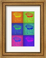 Framed Brickel Chair Pop Art 1