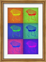 Framed Brickel Chair Pop Art 1
