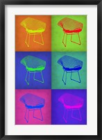 Framed Brickel Chair Pop Art 1