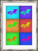 Framed Lounge Chair Pop Art 1