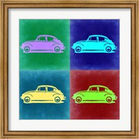 Framed VW Beetle Pop Art 3