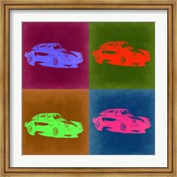 Framed Porsche Pop Art 3