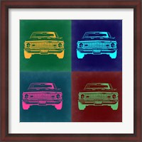 Framed Chevy Camaro Pop Art 2