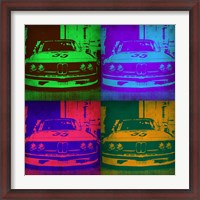 Framed BMW Front Pop Art 2