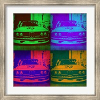 Framed BMW Front Pop Art 2