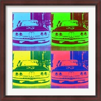 Framed BMW Front Pop Art 3