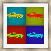 Framed Ford Mustang Pop Art 1