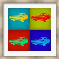 Framed Dodge Charger Pop Art 1
