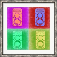 Framed Vintage Camera Pop Art 3