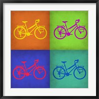 Framed Vintage Bicycle Pop Art 1