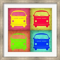 Framed Vintage Bus Pop Art 1