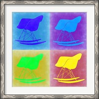 Framed Eames Rocking Chair Pop Art 1